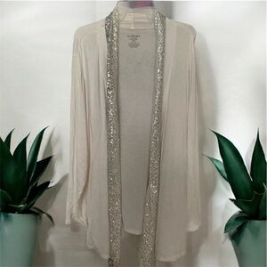 Lane Bryant size 18/20 sheet sequin cardigan